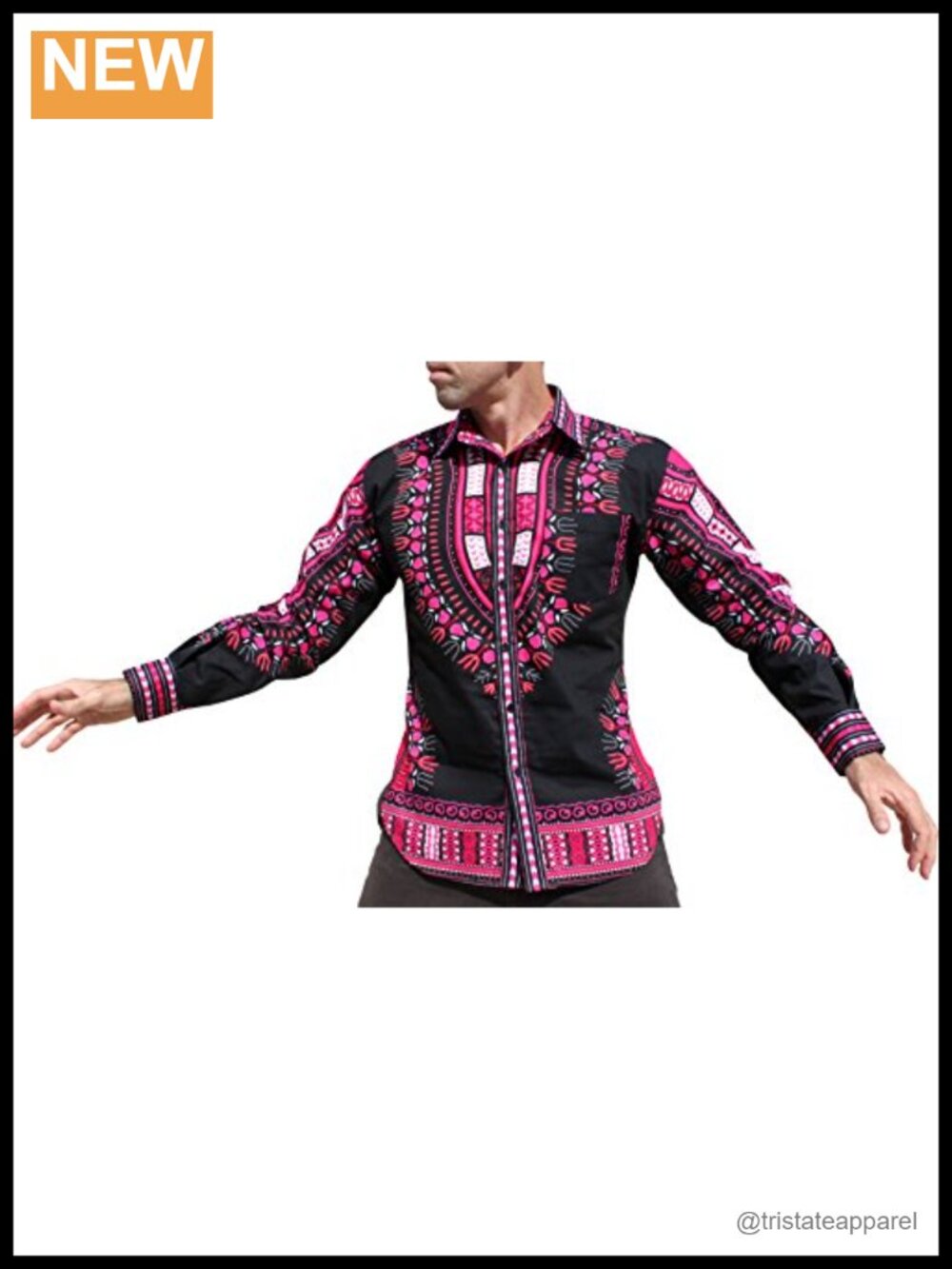 African Dashiki Boubou Blouse Light Cotton V-Neck Pullover